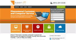 Desktop Screenshot of keenits.com